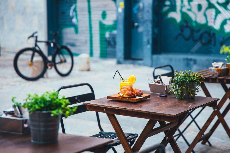 Wooden Outdoor Table - My Perfect Rose Garden 